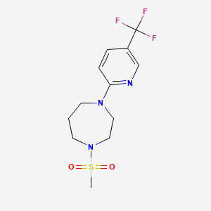 1-Methanesulfonyl-4-[5-(trifluoromethyl)pyridin-2-yl]-1,4-diazepane