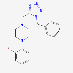 1-[(1-Benzyltetrazol-5-yl)methyl]-4-(2-fluorophenyl)piperazine