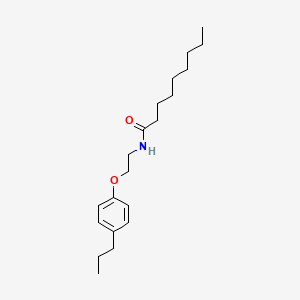 N-[2-(4-propylphenoxy)ethyl]nonanamide