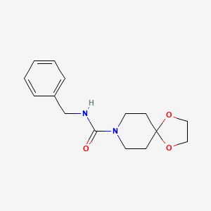 molecular formula C15H20N2O3 B7496571 N-benzyl-1,4-dioxa-8-azaspiro[4.5]decane-8-carboxamide 