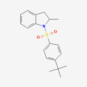 1-(4-Tert-butylphenyl)sulfonyl-2-methyl-2,3-dihydroindole