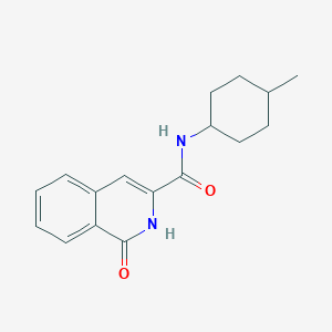molecular formula C17H20N2O2 B7496740 N-(4-methylcyclohexyl)-1-oxo-2H-isoquinoline-3-carboxamide 