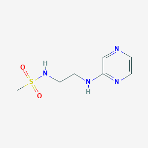 N-[2-(pyrazin-2-ylamino)ethyl]methanesulfonamide