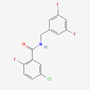 5-chloro-N-(3,5-difluorobenzyl)-2-fluorobenzamide