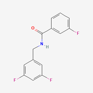 N-(3,5-difluorobenzyl)-3-fluorobenzamide