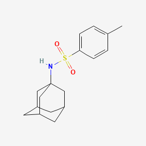 molecular formula C17H23NO2S B7496821 N-(1-adamantyl)-4-methylbenzenesulfonamide 