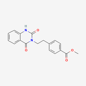 methyl 4-[2-(2,4-dioxo-1H-quinazolin-3-yl)ethyl]benzoate