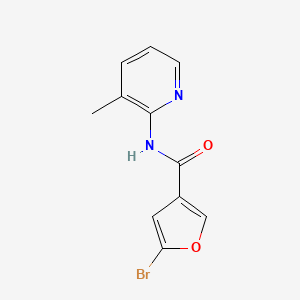 molecular formula C11H9BrN2O2 B7496873 5-bromo-N-(3-methylpyridin-2-yl)furan-3-carboxamide 