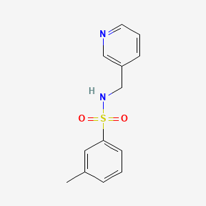 molecular formula C13H14N2O2S B7497118 3-methyl-N-(pyridin-3-ylmethyl)benzenesulfonamide 