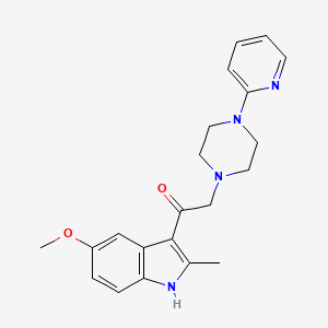 1-(5-methoxy-2-methyl-1H-indol-3-yl)-2-[4-(pyridin-2-yl)piperazin-1-yl]ethanone