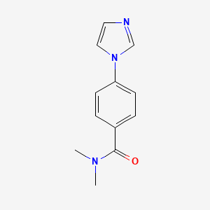 4-imidazol-1-yl-N,N-dimethylbenzamide