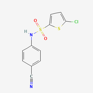 5-chloro-N-(4-cyanophenyl)thiophene-2-sulfonamide