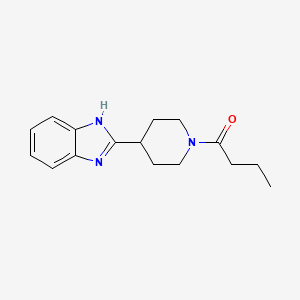 1-[4-(1H-benzimidazol-2-yl)piperidin-1-yl]butan-1-one