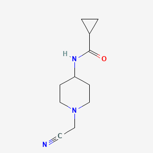 N-[1-(cyanomethyl)piperidin-4-yl]cyclopropanecarboxamide