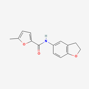N-(2,3-dihydro-1-benzofuran-5-yl)-5-methylfuran-2-carboxamide