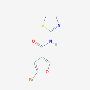 5-bromo-N-(4,5-dihydro-1,3-thiazol-2-yl)furan-3-carboxamide