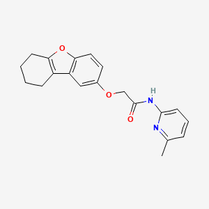 molecular formula C20H20N2O3 B7497387 N-(6-Methyl-pyridin-2-yl)-2-(6,7,8,9-tetrahydro-dibenzofuran-2-yloxy)-acetamide 