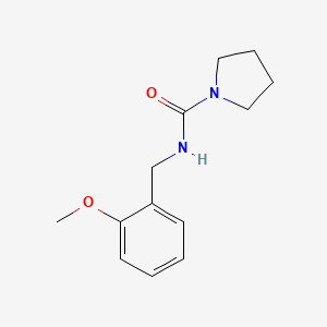 N-[(2-methoxyphenyl)methyl]pyrrolidine-1-carboxamide