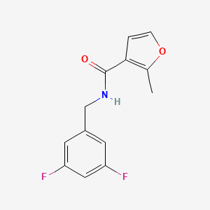 N-[(3,5-difluorophenyl)methyl]-2-methylfuran-3-carboxamide