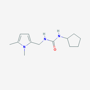 1-Cyclopentyl-3-[(1,5-dimethylpyrrol-2-yl)methyl]urea