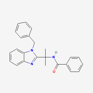 N-[2-(1-benzyl-1H-benzimidazol-2-yl)propan-2-yl]benzamide