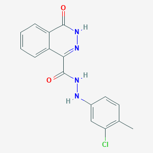 N'-(3-chloro-4-methylphenyl)-4-oxo-3H-phthalazine-1-carbohydrazide