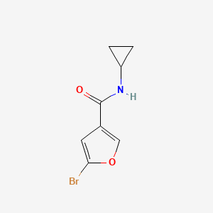 5-bromo-N-cyclopropylfuran-3-carboxamide