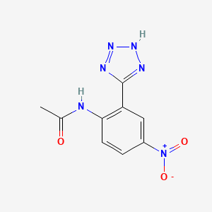 N-[4-nitro-2-(1H-tetrazol-5-yl)phenyl]acetamide