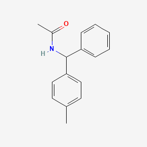molecular formula C16H17NO B7497816 N-[alpha-(p-Tolyl)benzyl]acetamide 