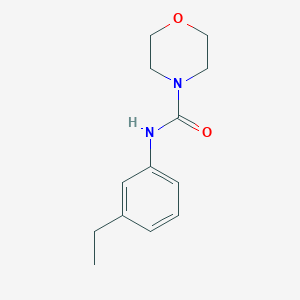 molecular formula C13H18N2O2 B7497908 N-(3-ethylphenyl)morpholine-4-carboxamide 