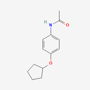 N-(4-cyclopentyloxyphenyl)acetamide