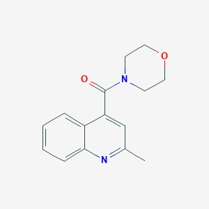 molecular formula C15H16N2O2 B7497938 (2-Methylquinolin-4-yl)-morpholin-4-ylmethanone 