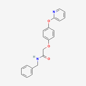 N-benzyl-2-(4-pyridin-2-yloxyphenoxy)acetamide