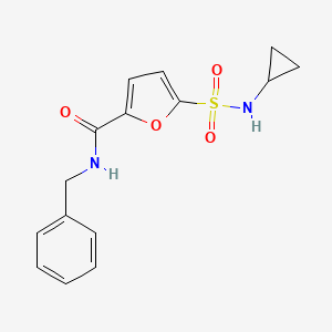 N-benzyl-5-(cyclopropylsulfamoyl)furan-2-carboxamide