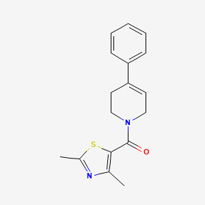(2,4-dimethyl-1,3-thiazol-5-yl)-(4-phenyl-3,6-dihydro-2H-pyridin-1-yl)methanone