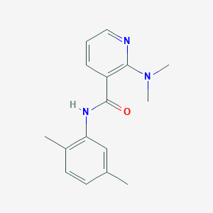 molecular formula C16H19N3O B7498156 2-(dimethylamino)-N-(2,5-dimethylphenyl)pyridine-3-carboxamide 