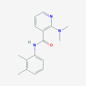 molecular formula C16H19N3O B7498196 2-(dimethylamino)-N-(2,3-dimethylphenyl)pyridine-3-carboxamide 