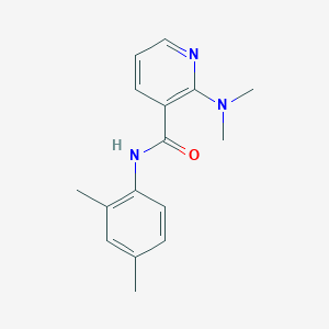 molecular formula C16H19N3O B7498200 2-(dimethylamino)-N-(2,4-dimethylphenyl)pyridine-3-carboxamide 