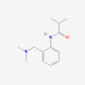 molecular formula C13H20N2O B7498259 N-[2-[(dimethylamino)methyl]phenyl]-2-methylpropanamide 