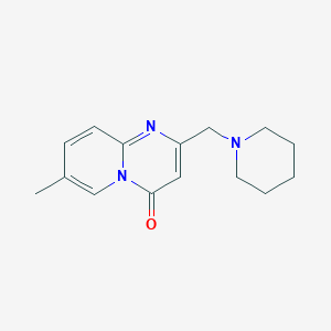7-Methyl-2-(1-piperidylmethyl)pyrido[1,2-a]pyrimidin-4-one