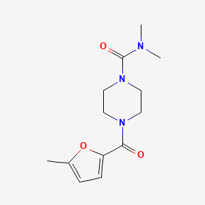 N,N-dimethyl-4-(5-methylfuran-2-carbonyl)piperazine-1-carboxamide
