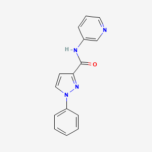 1-phenyl-N-pyridin-3-ylpyrazole-3-carboxamide