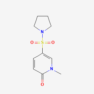 1-Methyl-5-pyrrolidin-1-ylsulfonylpyridin-2-one