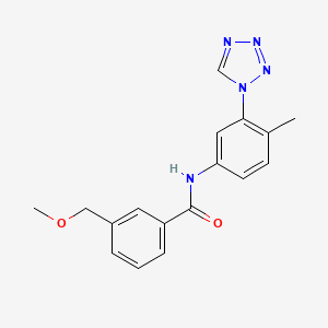 3-(methoxymethyl)-N-[4-methyl-3-(tetrazol-1-yl)phenyl]benzamide