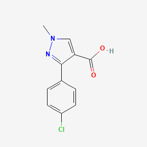 3-(4-chlorophenyl)-1-methyl-1H-pyrazole-4-carboxylic acid