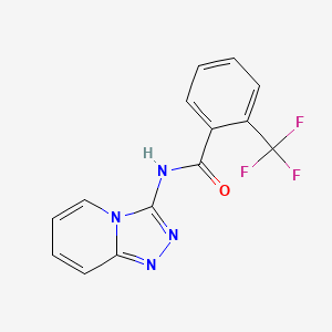 N~1~-[1,2,4]triazolo[4,3-a]pyridin-3-yl-2-(trifluoromethyl)benzamide