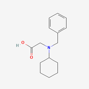molecular formula C15H21NO2 B7498882 2-[Benzyl(cyclohexyl)amino]acetic acid 