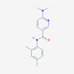 molecular formula C16H19N3O B7498931 6-(dimethylamino)-N-(2,4-dimethylphenyl)pyridine-3-carboxamide 