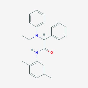 molecular formula C24H26N2O B7499000 N-(2,5-dimethylphenyl)-2-(N-ethylanilino)-2-phenylacetamide 