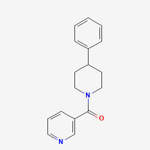 molecular formula C17H18N2O B7499065 (4-Phenylpiperidin-1-yl)-pyridin-3-ylmethanone 